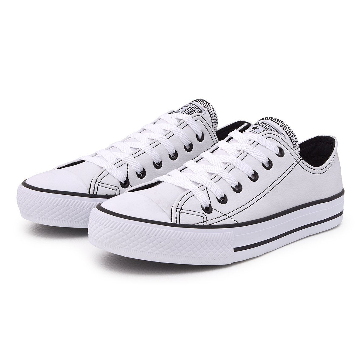 Tenis Cano Baixo - Tênis chuck Taylor All Star Courino Branco Converse -  CONVERSE